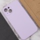 Чохол Silicone Case Full Camera Protective (AA) NO LOGO для Apple iPhone 15 Plus (6.7") Бузковий / Lilac