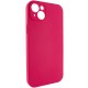 Чохол Silicone Case Full Camera Protective (AA) NO LOGO для Apple iPhone 15 Plus (6.7") Червоний / Rose Red