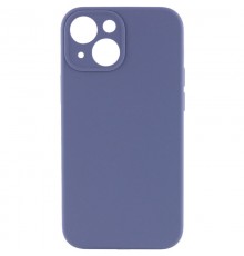 Чохол Silicone Case Full Camera Protective (AA) NO LOGO для Apple iPhone 15 Plus (6.7") Сірий / Lavender Gray