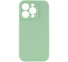 Чохол Silicone Case Full Camera Protective (AA) NO LOGO для Apple iPhone 15 Pro (6.1") Зелений / Pistachio