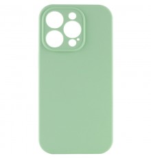 Чохол Silicone Case Full Camera Protective (AA) NO LOGO для Apple iPhone 15 Pro (6.1") Зелений / Pistachio