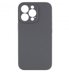 Чохол Silicone Case Full Camera Protective (AA) NO LOGO для Apple iPhone 15 Pro (6.1") Сірий / Dark Gray