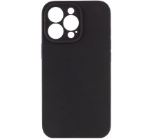 Чохол Silicone Case Full Camera Protective (AA) NO LOGO для Apple iPhone 15 Pro (6.1") Чорний / Black