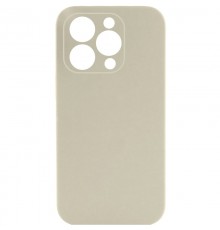 Чохол Silicone Case Full Camera Protective (AA) NO LOGO для Apple iPhone 15 Pro (6.1") Бежевий / Antique White