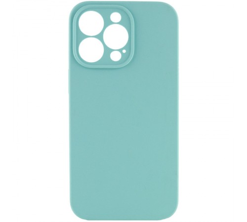 Чохол Silicone Case Full Camera Protective (AA) NO LOGO для Apple iPhone 15 Pro (6.1") Бірюзовий / Marine Green Чохол Silicone Case Full Camera Protective (AA) NO LOGO для Apple iPhone 15 Pro (6.1") Бірюзовий / Marine Green