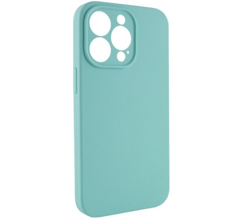 Чохол Silicone Case Full Camera Protective (AA) NO LOGO для Apple iPhone 15 Pro (6.1") Бірюзовий / Marine Green Чохол Silicone Case Full Camera Protective (AA) NO LOGO для Apple iPhone 15 Pro (6.1") Бірюзовий / Marine Green