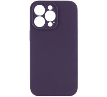 Чохол Silicone Case Full Camera Protective (AA) NO LOGO для Apple iPhone 15 Pro (6.1") Фіолетовий / Elderberry