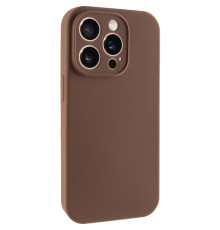Чохол Silk Full Camera Protective (AA) NO LOGO для Apple iPhone 15 Pro (6.1") Коричневий / Brown
