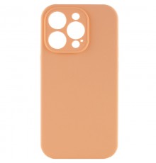 Чохол Silicone Case Full Camera Protective (AA) NO LOGO для Apple iPhone 15 Pro (6.1") Помаранчевий / Cantaloupe