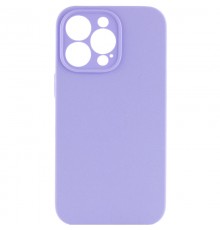 Чохол Silicone Case Full Camera Protective (AA) NO LOGO для Apple iPhone 15 Pro (6.1") Бузковий / Dasheen