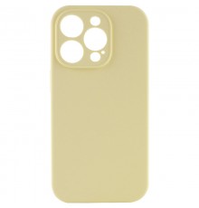 Чохол Silicone Case Full Camera Protective (AA) NO LOGO для Apple iPhone 15 Pro (6.1") Жовтий / Mellow Yellow