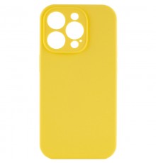 Чохол Silicone Case Full Camera Protective (AA) NO LOGO для Apple iPhone 15 Pro (6.1") Жовтий / Yellow