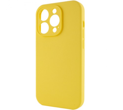 Чохол Silicone Case Full Camera Protective (AA) NO LOGO для Apple iPhone 15 Pro (6.1") Жовтий / Yellow Чохол Silicone Case Full Camera Protective (AA) NO LOGO для Apple iPhone 15 Pro (6.1") Жовтий / Yellow