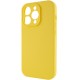 Чохол Silicone Case Full Camera Protective (AA) NO LOGO для Apple iPhone 15 Pro (6.1") Жовтий / Yellow