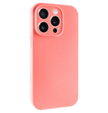 Чохол Silk Full Camera Protective (AA) NO LOGO для Apple iPhone 15 Pro (6.1") Коралловый / Pink Orange