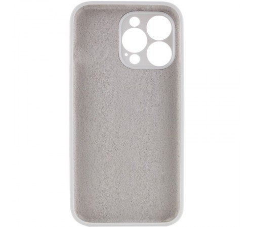 Чохол Silicone Case Full Camera Protective (AA) NO LOGO для Apple iPhone 15 Pro Max (6.7") Білий / White Чохол Silicone Case Full Camera Protective (AA) NO LOGO для Apple iPhone 15 Pro Max (6.7") Білий / White