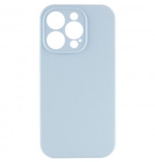 Чохол Silicone Case Full Camera Protective (AA) NO LOGO для Apple iPhone 15 Pro Max (6.7") Блакитний / Sweet Blue