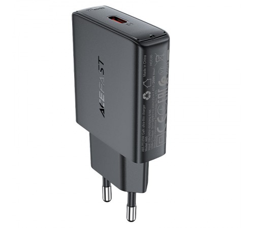 МЗП Acefast A65 PD20W GaN (USB-C) Black