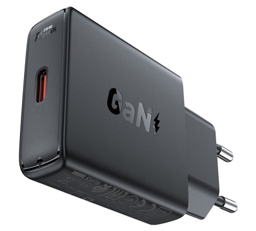 МЗП Acefast A65 PD20W GaN (USB-C) Black