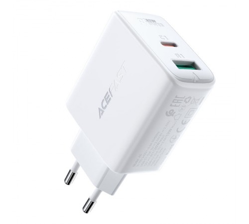 МЗП Acefast A5 PD32W+QC3.0 (1USB-A/1C) White