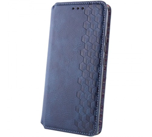 Шкіряний чохол книжка GETMAN Cubic (PU) для Xiaomi Redmi Note 13 Pro 4G / Poco M6 Pro 4G Синій Шкіряний чохол книжка GETMAN Cubic (PU) для Xiaomi Redmi Note 13 Pro 4G / Poco M6 Pro 4G Синій