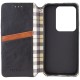 Шкіряний чохол книжка GETMAN Cubic (PU) для Xiaomi Redmi Note 13 Pro 4G / Poco M6 Pro 4G Чорний