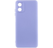 Чохол Silicone Cover Lakshmi Full Camera (A) для Motorola Moto G04 / E14 Бузковий / Dasheen