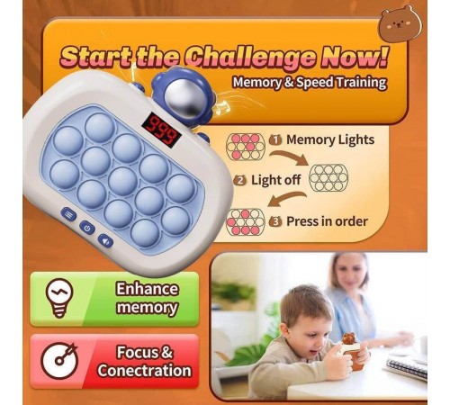 Портативна гра Pop-it Speed Push Game Ver.5 Astronaut Портативна гра Pop-it Speed Push Game Ver.5 Astronaut