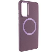 TPU чохол Bonbon Metal Style with MagSafe для Samsung Galaxy A54 5G Бордовий / Plum