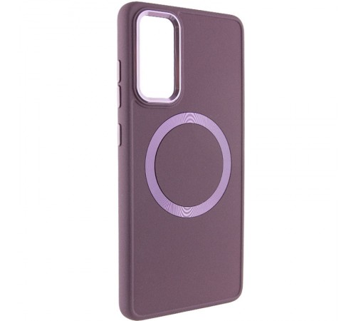 TPU чохол Bonbon Metal Style with MagSafe для Samsung Galaxy A34 5G Бордовий / Plum TPU чохол Bonbon Metal Style with MagSafe для Samsung Galaxy A34 5G Бордовий / Plum
