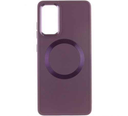 TPU чохол Bonbon Metal Style with MagSafe для Samsung Galaxy A34 5G Бордовий / Plum TPU чохол Bonbon Metal Style with MagSafe для Samsung Galaxy A34 5G Бордовий / Plum