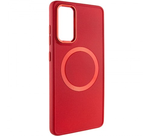 TPU чохол Bonbon Metal Style with MagSafe для Samsung Galaxy A34 5G Червоний / Red TPU чохол Bonbon Metal Style with MagSafe для Samsung Galaxy A34 5G Червоний / Red