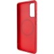 TPU чохол Bonbon Metal Style with MagSafe для Samsung Galaxy A34 5G Червоний / Red