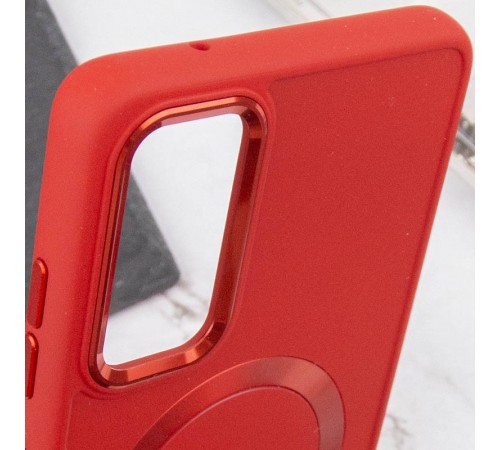 TPU чохол Bonbon Metal Style with MagSafe для Samsung Galaxy A34 5G Червоний / Red TPU чохол Bonbon Metal Style with MagSafe для Samsung Galaxy A34 5G Червоний / Red