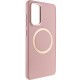 TPU чохол Bonbon Metal Style with MagSafe для Samsung Galaxy A34 5G Рожевий / Light Pink