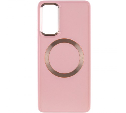 TPU чохол Bonbon Metal Style with MagSafe для Samsung Galaxy A34 5G Рожевий / Light Pink TPU чохол Bonbon Metal Style with MagSafe для Samsung Galaxy A34 5G Рожевий / Light Pink