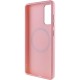 TPU чохол Bonbon Metal Style with MagSafe для Samsung Galaxy A34 5G Рожевий / Light Pink