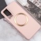 TPU чохол Bonbon Metal Style with MagSafe для Samsung Galaxy A34 5G Рожевий / Light Pink