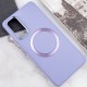 TPU чохол Bonbon Metal Style with MagSafe для Samsung Galaxy A34 5G Бузковий / Dasheen