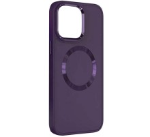 TPU чохол Bonbon Metal Style with MagSafe для Samsung Galaxy A34 5G Фіолетовий / Dark Purple