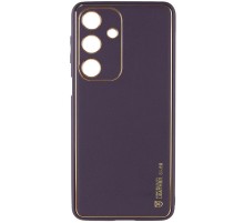 Шкіряний чохол Xshield для Samsung Galaxy A25 5G Фіолетовий / Dark Purple