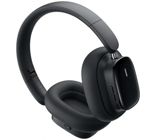 Накладні бездротові навушники Baseus Bowie H1i Noise-Cancellation (A00050402) Cluster Black Накладні бездротові навушники Baseus Bowie H1i Noise-Cancellation (A00050402) Cluster Black