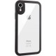 TPU чохол Transparent + Colour 1,5mm для Apple iPhone XR (6.1") Black