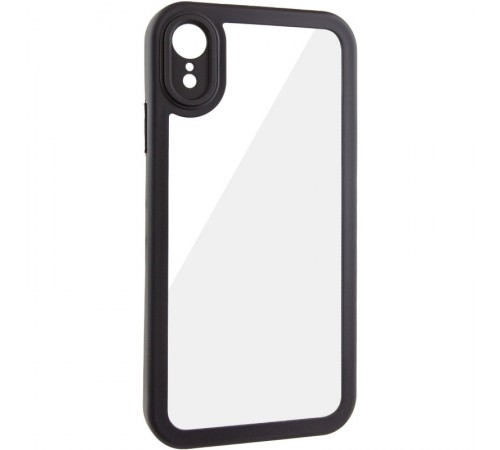 TPU чохол Transparent + Colour 1,5mm для Apple iPhone XR (6.1") Black TPU чохол Transparent + Colour 1,5mm для Apple iPhone XR (6.1") Black