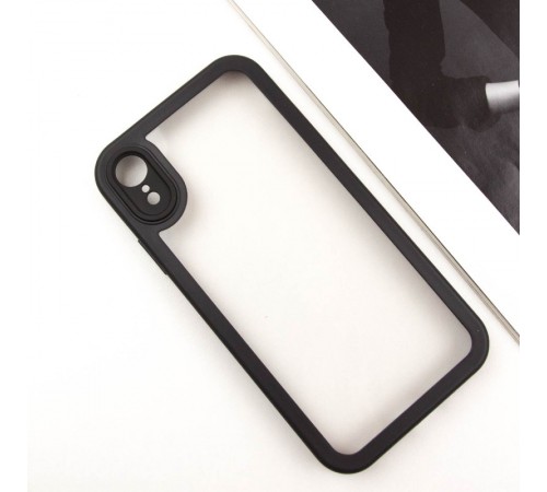 TPU чохол Transparent + Colour 1,5mm для Apple iPhone XR (6.1") Black TPU чохол Transparent + Colour 1,5mm для Apple iPhone XR (6.1") Black