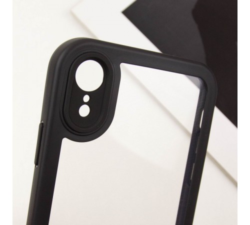 TPU чохол Transparent + Colour 1,5mm для Apple iPhone XR (6.1") Black TPU чохол Transparent + Colour 1,5mm для Apple iPhone XR (6.1") Black