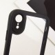 TPU чохол Transparent + Colour 1,5mm для Apple iPhone XR (6.1") Black