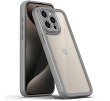 TPU чохол Transparent + Colour 1,5mm для Apple iPhone 11 Pro (5.8") Grey