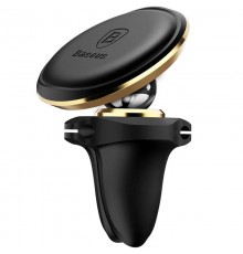 Автотримач магнітний Baseus Magnetic Air Vent OS with cable clip (C40141201113-00) Rose Gold