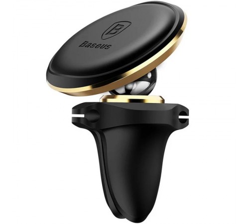 Автотримач магнітний Baseus Magnetic Air Vent OS with cable clip (C40141201113-00) Rose Gold